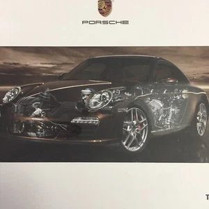 Porsche 911 Carrera 2008 folleto de tapa dura 997 cupé cabina catálogo de ventas S - Imagen 1 de 24