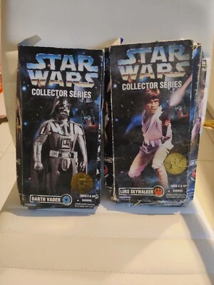 Hasbro Star Wars Collector Series: Darth Vader/Luke Skywalker SET 1996 VINTAGE  - Image 1 of 4