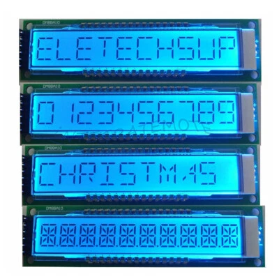 MARKENLOS 10-bits 16-segment SPI LCD Display Module Board TM1622 Drive DC 5V SPI Interface