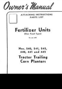 IH Düngergerät Bedienungsanleitung International 240 241 242 440 441 442 Pflanzgefäße - Bild 1 von 13