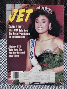 Carole Gist Miss USA Ghetto Fame Black Americana JET Magazine March 25 1990 - Picture 1 of 1