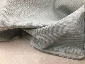 Scandi  Twill Linen  Sea Spray Blue Green Upholstery Fabric 140cm wide - Picture 1 of 5