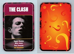 Joe Strummer - The Clash - Rock Happy Families 2006 MusicGames Trading Card