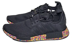 Adidas Para Hombres Talla 9.5 NMD_R1 Negro/Confeti Correr Correr Correr Tenis Zapato Comodidad - Imagen 1 de 13