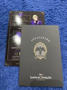 Anime Expo 2022 Disney Twisted-Wonderland Invitation Card Pomefiore Dorm - Picture 1 of 1