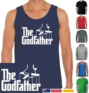 The Godfather 70's retro Funny T Shirts Men's t shirt Mens Singlet Mafia crime - Picture 1 of 17