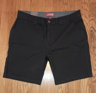 ¡NUEVO! Pantalones Cortos de Carga Coleman Para Hombre Talla 38 40 Elastizados Resistentes al Desgarro Phantom Negros Foto 1 de 3