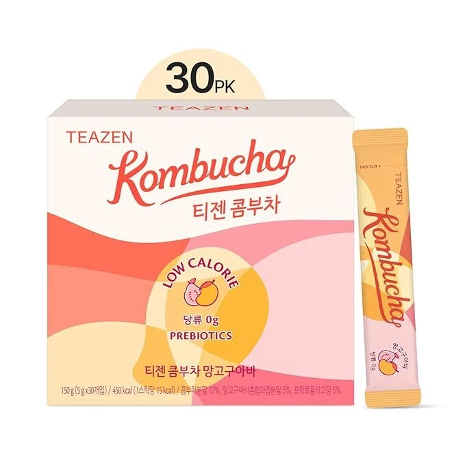 [TEAZEN] Mango Guave Kombucha Tee 30 Sticks