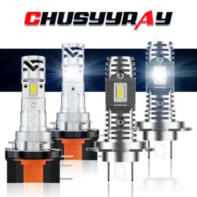 FOR Mercedes-Benz CLA250 2014 2015 2016 2019 LED Headlight Kit White Bulbs Hi/Lo Foto 1 de 4