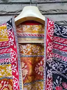 Midi Kimono Reine Seide Robe Knielang Abendkleid Seide Kimono Robe Gelb MKMO1409 - Bild 1 von 8