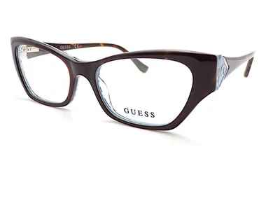 Guess Glasses Frame Women's Dark Brown Havana Blue 51mm Spectacles GU2747 052 - Image 1 of 4