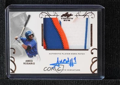 2016 Leaf Trinity Patch Auto Amed Rosario #PA-AR1 Patch Auto - Image 1 of 2