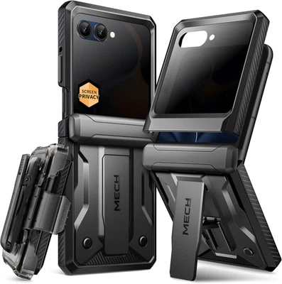 Funda para Motorola Razr 2025/Razr 2024 con Protector de Pantalla de Privacidad, [Stand & Be Foto 1 de 4