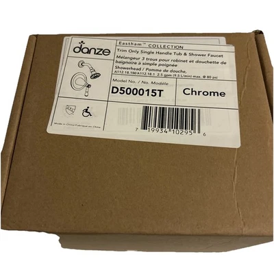 Danze Eastham Bathroom Shower Trim - Chrome  D500015T Single Handle. NEW - Image 1 of 4
