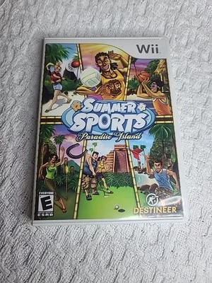 Summer Sports: Paradise Island (Nintendo Wii) 4 Player Party Game Complete - Image 1 of 4