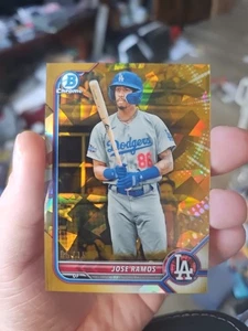 2022 Bowman Chrome Draft Sapphire Edition Gold /15 Jose Ramos #BDC-102 - Bild 1 von 2