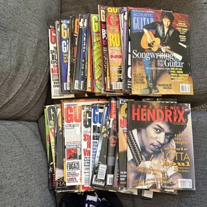 52 X Large lot box of older  Guitar player Magazines - Bild 1 von 10