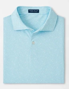 NWT Peter Millar Golf Polo Capri Breeze Harmon Geometric NEW POLO SHIRT XXL - Picture 1 of 4