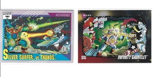 THANOS BATTLE - 1991 e 1992 carte Impel, Marvel Comics [QUASI NUOVE QUASI NUOVE +] - Foto 1 di 2
