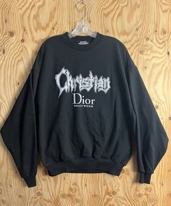 Night Gallery Christian Dior Herren XL USA Sweatshirt Hollywood Graffiti Pullover - Bild 1 von 10