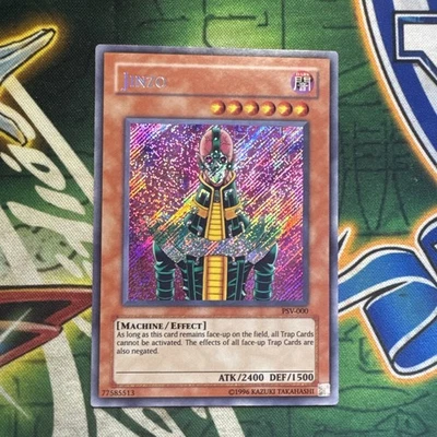 Yugioh! Jinzo PSV-000 Secret Rare Unlimited NM - Image 1 of 2