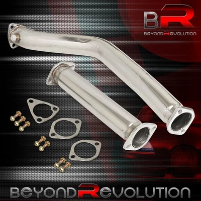 For 1986-1992 RX7 FC3S JDM 3" 76mm Stainless Steel Exhaust 3 Bolt Turbo pipe - Image 1 of 4