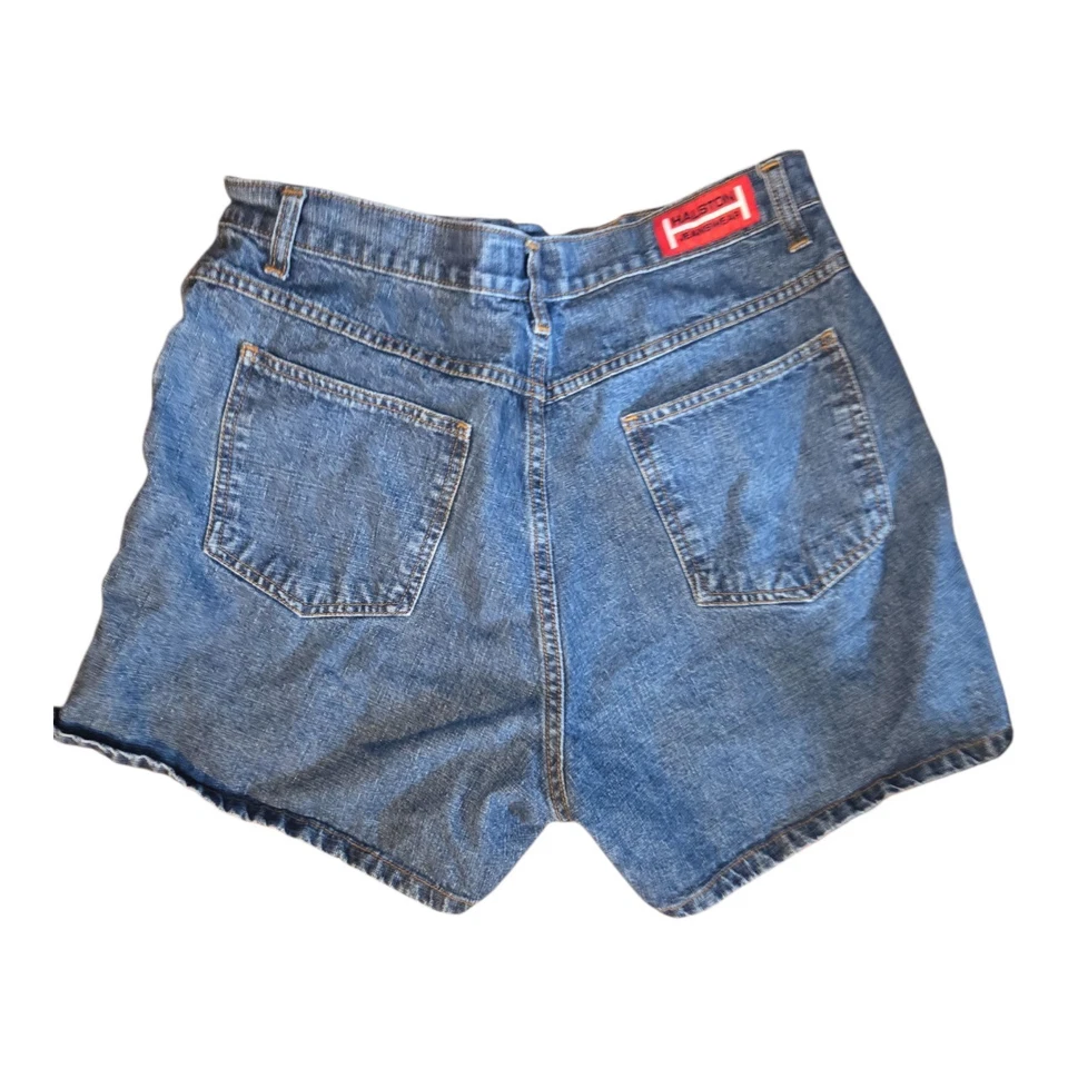 Vintage 80s  90s Halston Women’s Jeanswear high waist Mom Shorts  - Image 1 of 4