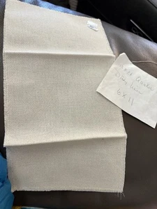 28-Count Quaker Dirty Linen Fabric for Cross Stitch 6" x 11" - Sides Stitched - Picture 1 of 2