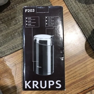 New Krups (F2034251) Electric Spice and Coffee Grinder Stainless Steel - Black - Picture 1 of 3
