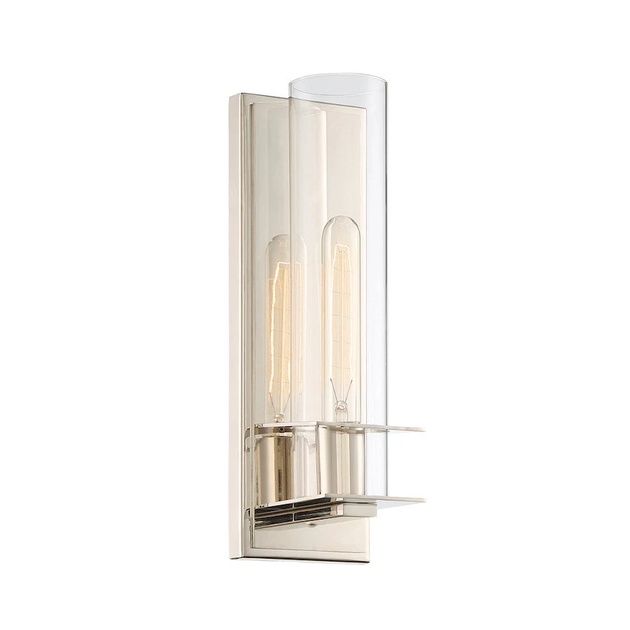 Savoy House Hartford 1-light Sconce in Polished Nickel