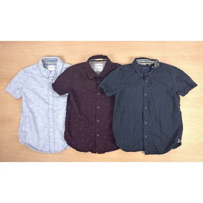 Cactus Boys & Denim Flower Size 5/6 Short Sleeve Button Down Shirts Bundle - Image 1 of 4