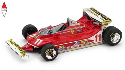 1/43 BRUMM FERRARI F1  312T4 N 11 WORLD CHAMPION WINNER MONACO GP 1979  RED - Immagine 1 di 3