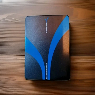 SABRENT M.2 SATA SSD Adapter / Gehäuse (2,5 Zoll) INKLUSIVE Samsung M.2 SATA... - Bild 1 von 3