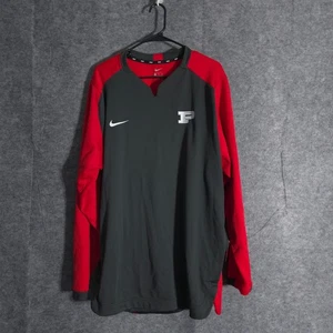 Nike Pullover Para Hombre Talla XXL Negro Rojo Rendimiento Fútbol Entrenamiento Swoosh Correr - Imagen 1 de 11