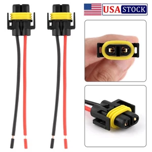 2 Pcs H11/H8/880 LED Harness Adapter Cable For Automotive Headlights Mother Plug - Picture 1 of 16