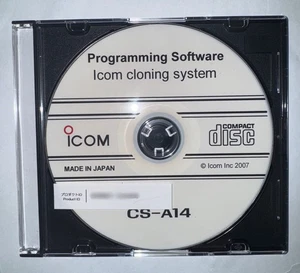 ICOM CS-A14 PROGRAMMING SOFTWARE FOR THE IC-A14 IC-A15 AVIATION RADIO - Picture 1 of 3