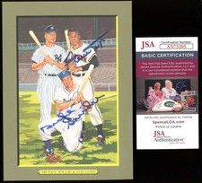 Willie Mays/Duke Snider Signed Perez-Steele Great Moments Autograph JSA ZJ7457