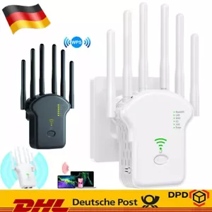 5G 2,4G Wifi Range Extender Internet Router Wlan Repeater-Verstärker 1200Mbit/s - Afbeelding 1 van 19