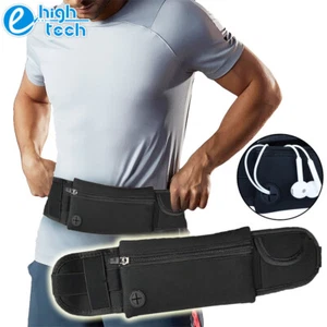 Waterproof Running Belt Fanny Pack Waist Pouch Outdoor Camping Hiking Zip Bag - Picture 1 of 10