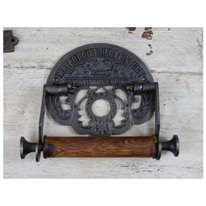 Vintage Style Victorian Cast Iron bathroom WC Washroom Toilet/Loo Roll Holder - Picture 1 of 1