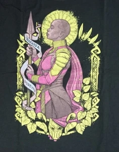 Okoye Black Panther General T-shirt Wakana Forever 'no question' womens endgame - Picture 1 of 2