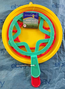 outdoor fun 4pcs bubble wands Summer Outdoor Toys Bubble Blower Set yellow - Picture 1 of 3