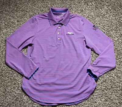 Camisa polo Peter Millar para mujer grande manga larga Shadow Hawk club de golf Foto 1 de 4