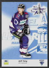 2006/07 DEL All-Star JEFF TORY Postcard Burnaby,British Columbia