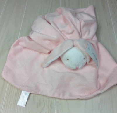 Angel Dear plush pink white bunny rabbit LARGE Baby Security Blanket Lovey w/tag - Image 1 of 4