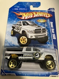 Hot Wheels Dodge Ram 1500 On Target Exclusive Snowflake Card - Picture 1 of 2