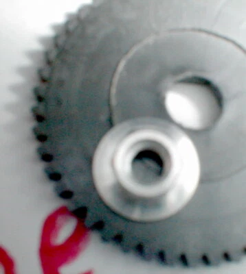 Cox 5/16" Flange Nut for Slot Car Spur Gear with HEX Hole 5:40 for 1/8" Axle NOS - Image 1 of 4