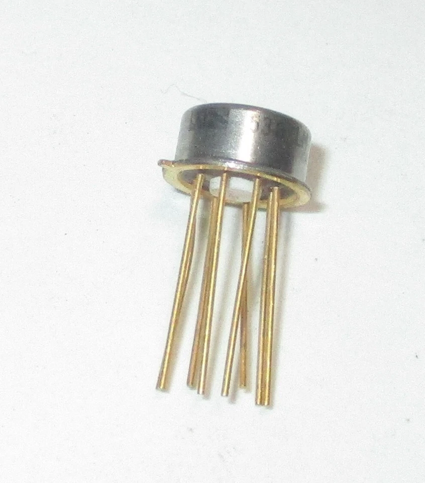 National Semiconductor LM301AH OP AMP TO99-8 Op Amp IC Gold Lead NOS 1 pieza Foto 1 de 1