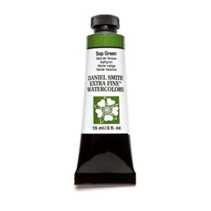 DANIEL SMITH Sap Green 0.5 Fl Oz Extra Fine Watercolor Paint for Artists - Picture 1 of 6