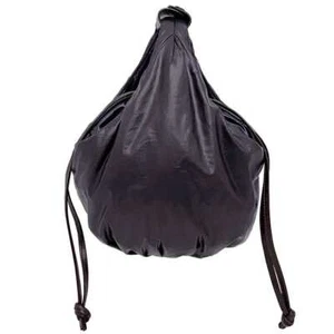 Marni Drawstring Handbag Purple Gray Good Condition Puffer Bag Nylon Leather - Picture 1 of 10